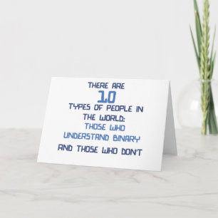 binary joke card