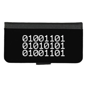 BINARY MUM iPhone 8/7 WALLET CASE