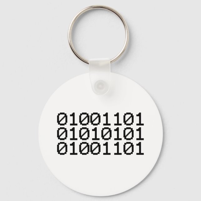 BINARY MUM KEYCHAIN (Front)