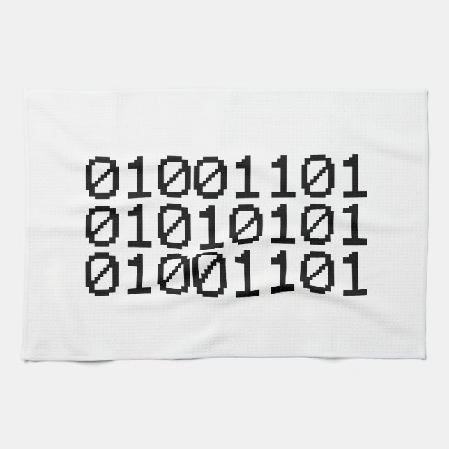BINARY MUM KITCHEN TOWEL (Horizontal)