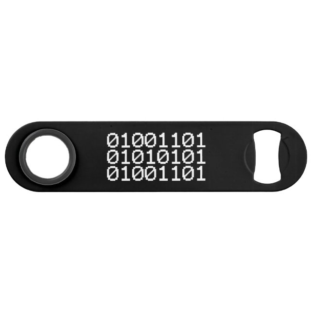 BINARY MUM SPEED BOTTLE OPENER (Front (Horizontal))