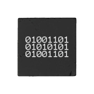 BINARY MUM STONE MAGNET