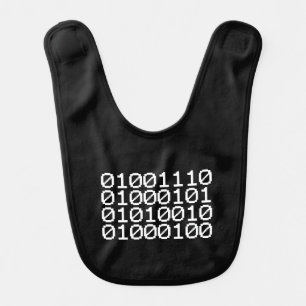 BINARY NERD BABY BIB