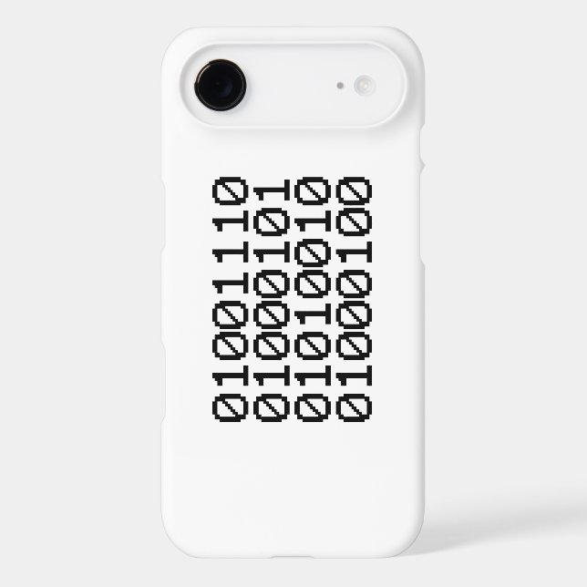 BINARY NERD IPHONE CASE (Back)