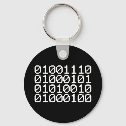 BINARY NERD KEYCHAIN