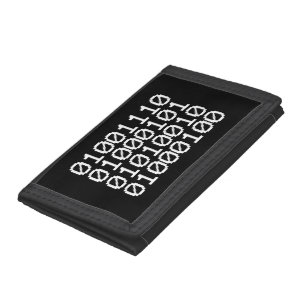 BINARY NERD TRIFOLD WALLET