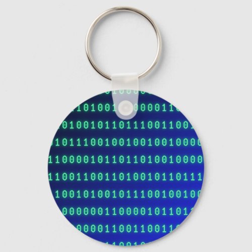 binary number keychain
