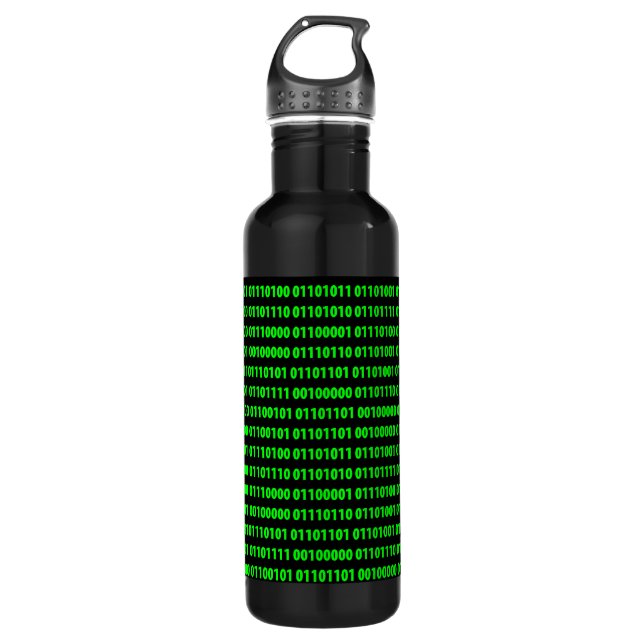 Binary Stainless Steel Water Bottle (Front)