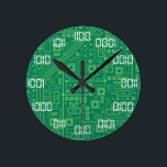 Binary Time Round Clock<br><div class="desc">Can you tell your time... in binary?</div>