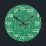 Binary Time Round Clock<br><div class="desc">Can you tell your time... in binary?</div>