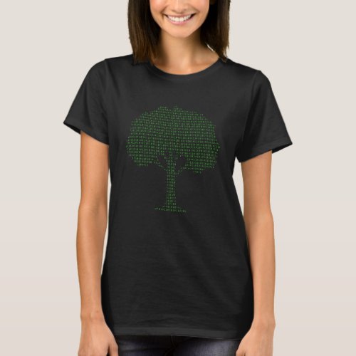 Binary Tree Computer Science Coding T_Shirt