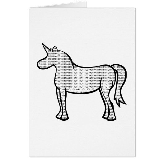 Binary Unicorn Cards (Front)