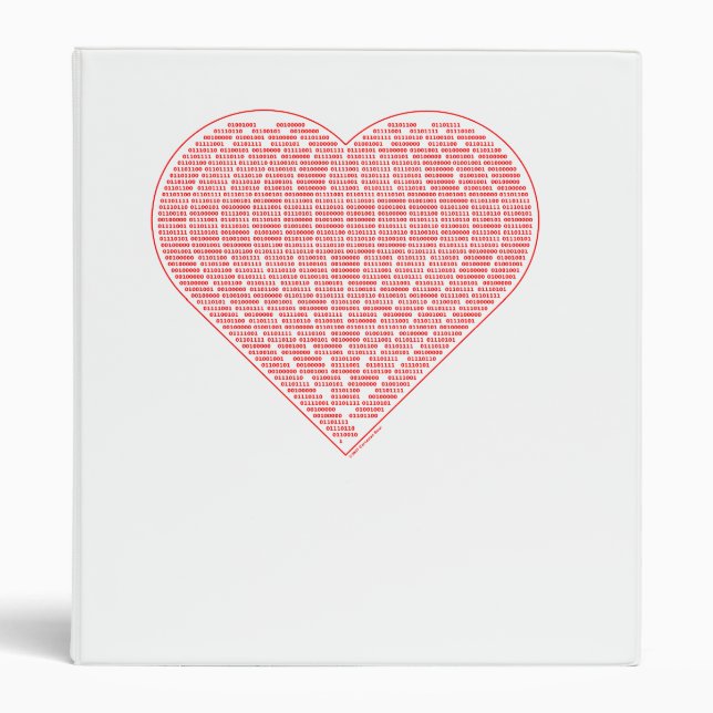 Binary Valentine Binder (Front)