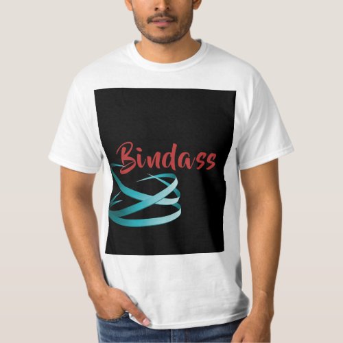 Bindass tshirt logo 