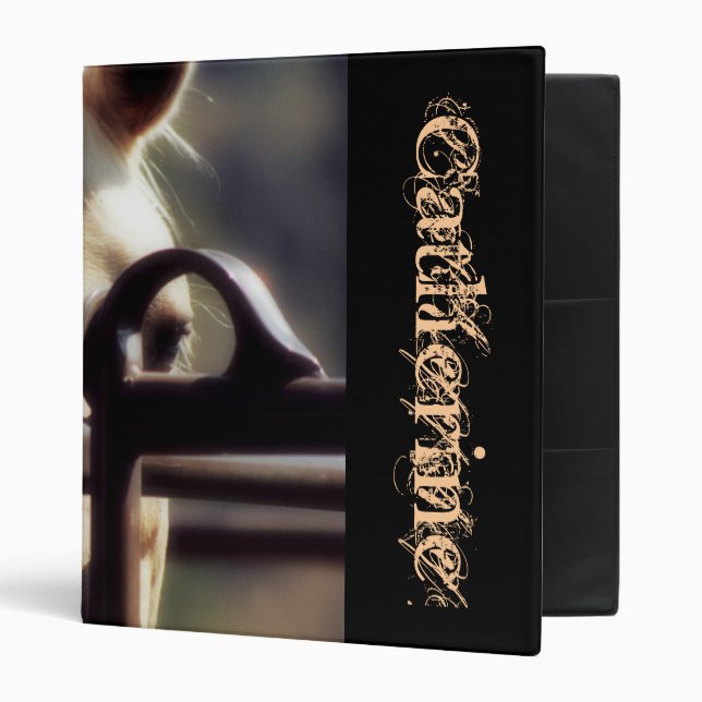 Binder 3 Ring Avery, Horse, Personalized, Photo (Front/Inside)