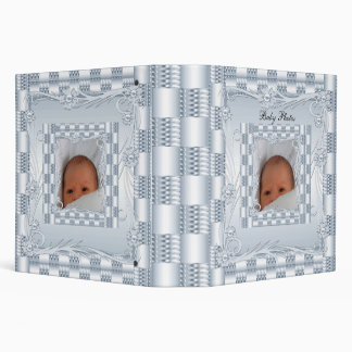 Binder Baby Boy Photo Album Blue Floral