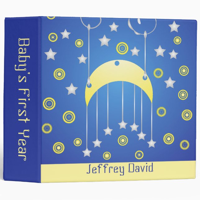 Binder: Baby's First Year Keepsake Album 3 Ring Binder (Front/Spine)