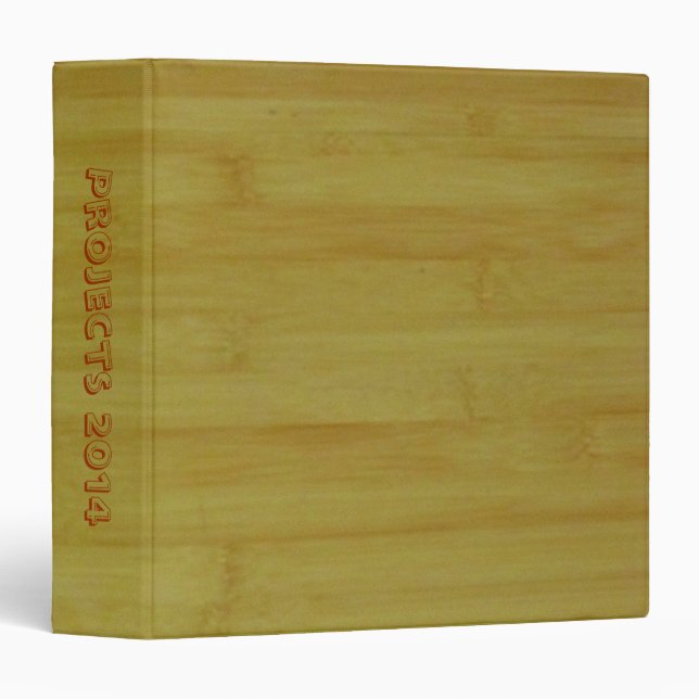 Binder - Bamboo Planks (Front/Spine)