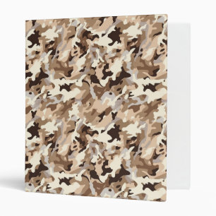 Binder Book Desert Camo