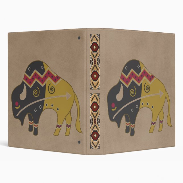 Binder Buffalo Native American (Background)