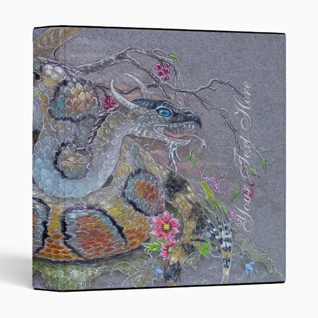Binder - Coiled Snake Dragon (Front/Spine)