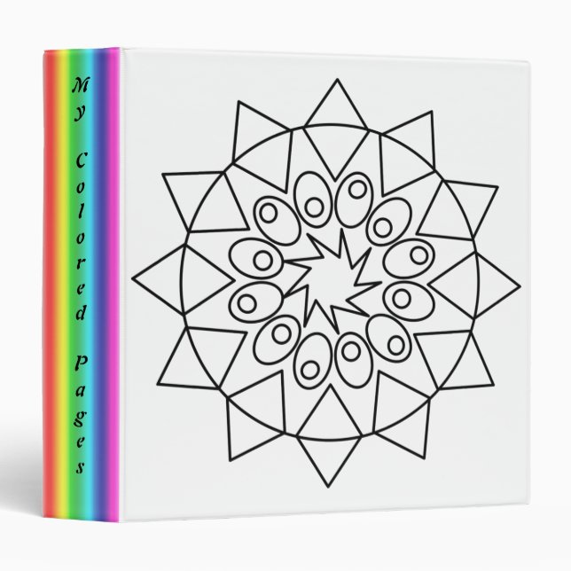 Binder - Coloring Pages Mandala (Front/Spine)