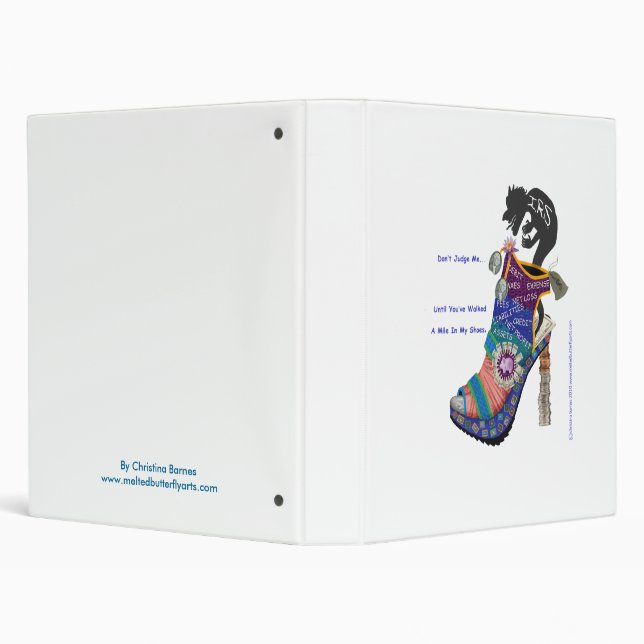 Binder, CPA, Accountant 3 Ring Binder (Background)