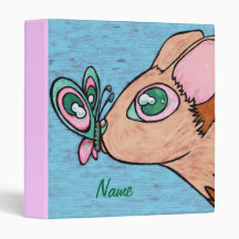 Binder, Curious Butterfly Friend