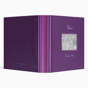 Binder - Family Photo Album (purple/magenta)