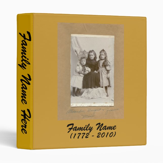 Binder - Family research (Front/Spine)
