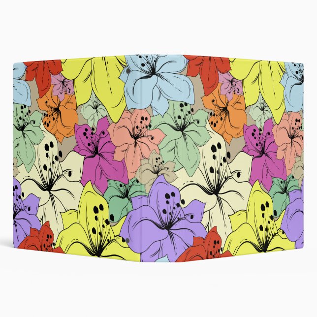 Binder:   Floral Binder (Background)