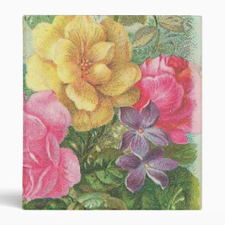 Binder Floral Vintage