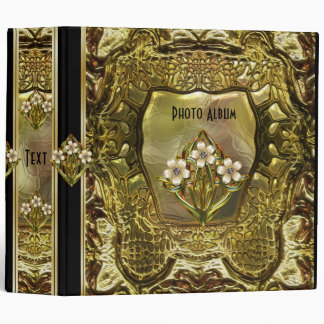 Binder Gold Metal Art Nouveau (09) Photo Album