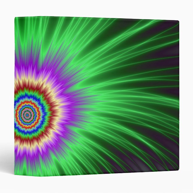 Binder   Green Star Burst (Front/Spine)