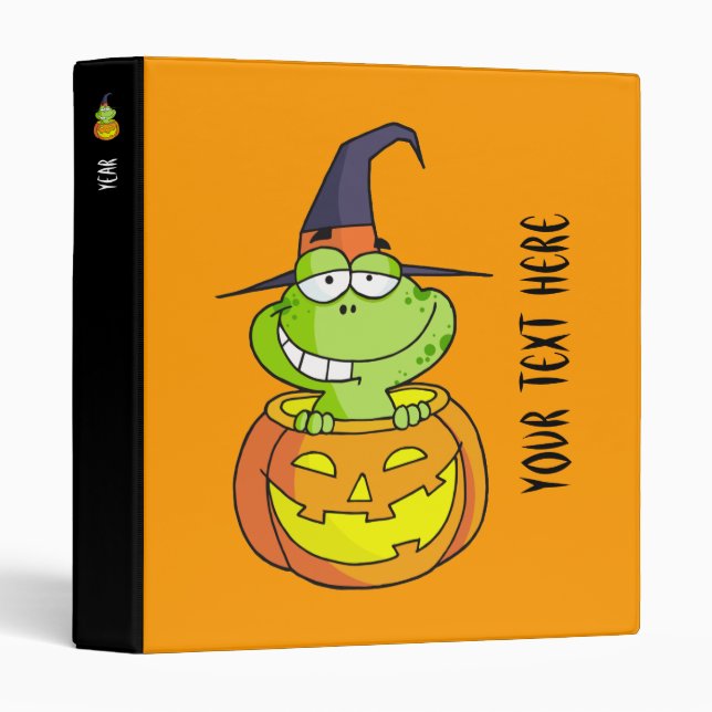 Binder - Halloween Frog! (Front/Spine)