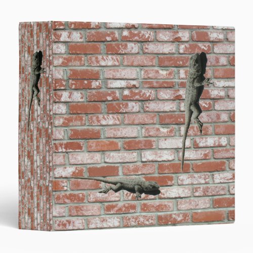 Binder _ Lizards on Brick Wall