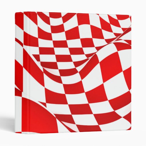 Binder _ Modified Red Checkered Flag