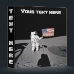 Binder: Moonwalk & American Flag Binder<br><div class="desc">The images on this quality binder are NASA Space Images. Ths picture on the front of this binder shows Astronaut Alan B. Shepard Jr., Apollo 14 Commander, standing by the U.S. flag in 1971. On the back side is "Apollo 12 astronaut Charles "Pete" Conrad saluting. The year was 1969. ~...</div>