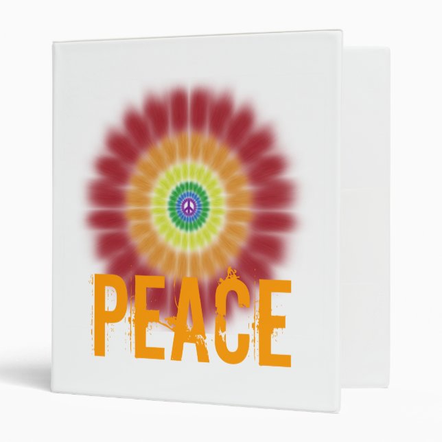 Binder Peace Rainbow Explosion Customize It! (Front/Inside)