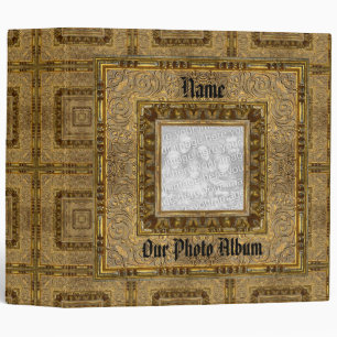 Binder Photo Album Old Wooden Book Frame 2