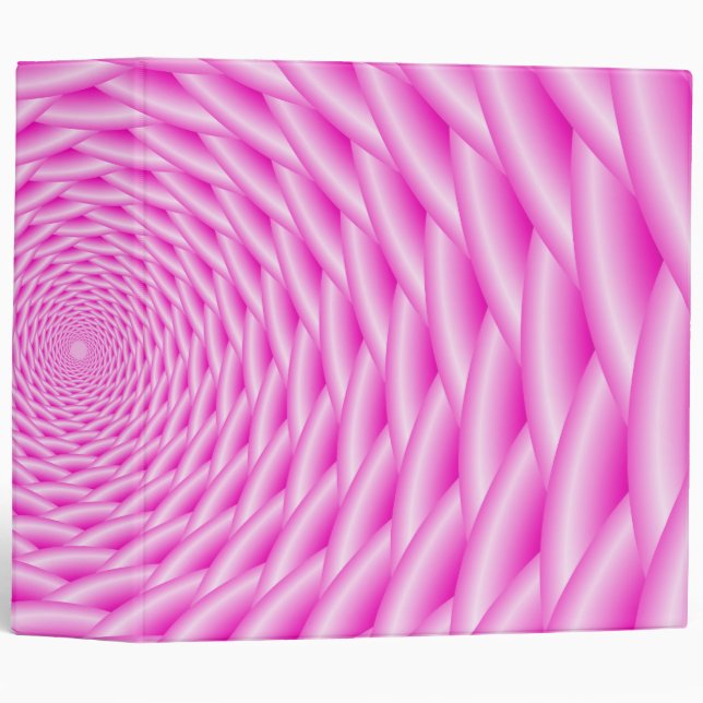 Binder  Pink Spiral Weave (Front/Spine)