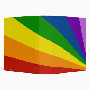 Binder Rainbow Abstract