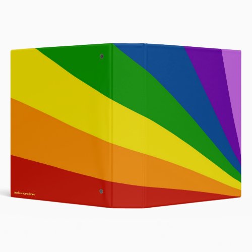 Binder Rainbow Abstract