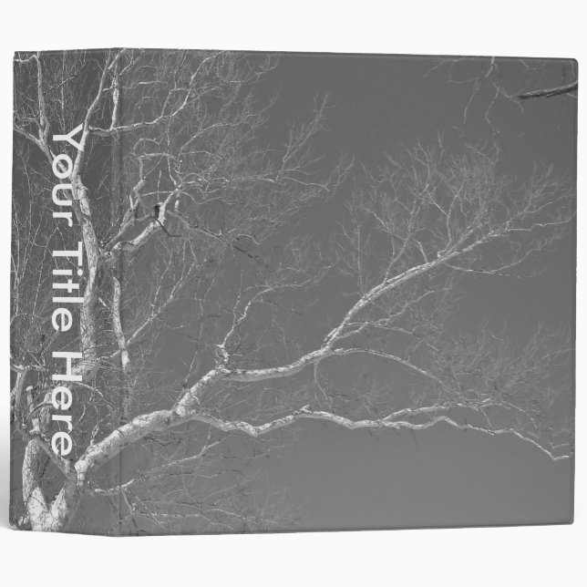 Binder Sycamore Tree Against Winter Sky (Front/Spine)