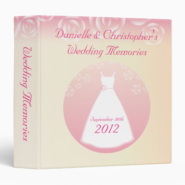 Binder Template Wedding (Front/Spine)