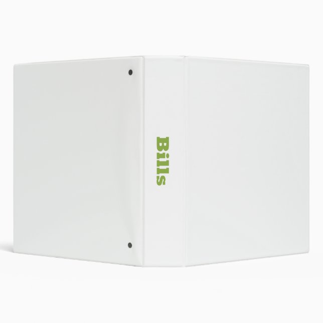 Binder to organize Bills (Background)