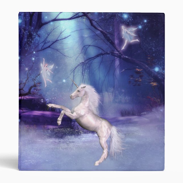 Binder-Unicorn Horse Angel Binder (Front)