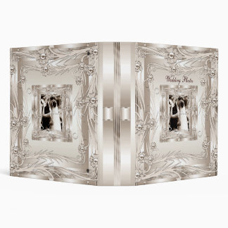 Binder Wedding Photo Album Cream Art Deco
