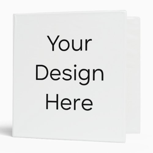 Binder White 1.5"