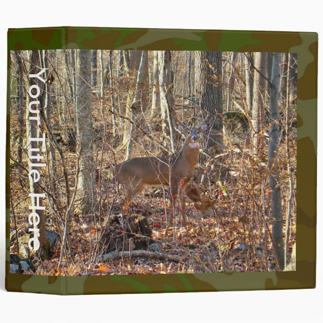 Binder Whitetail Deer Buck (Front/Spine)